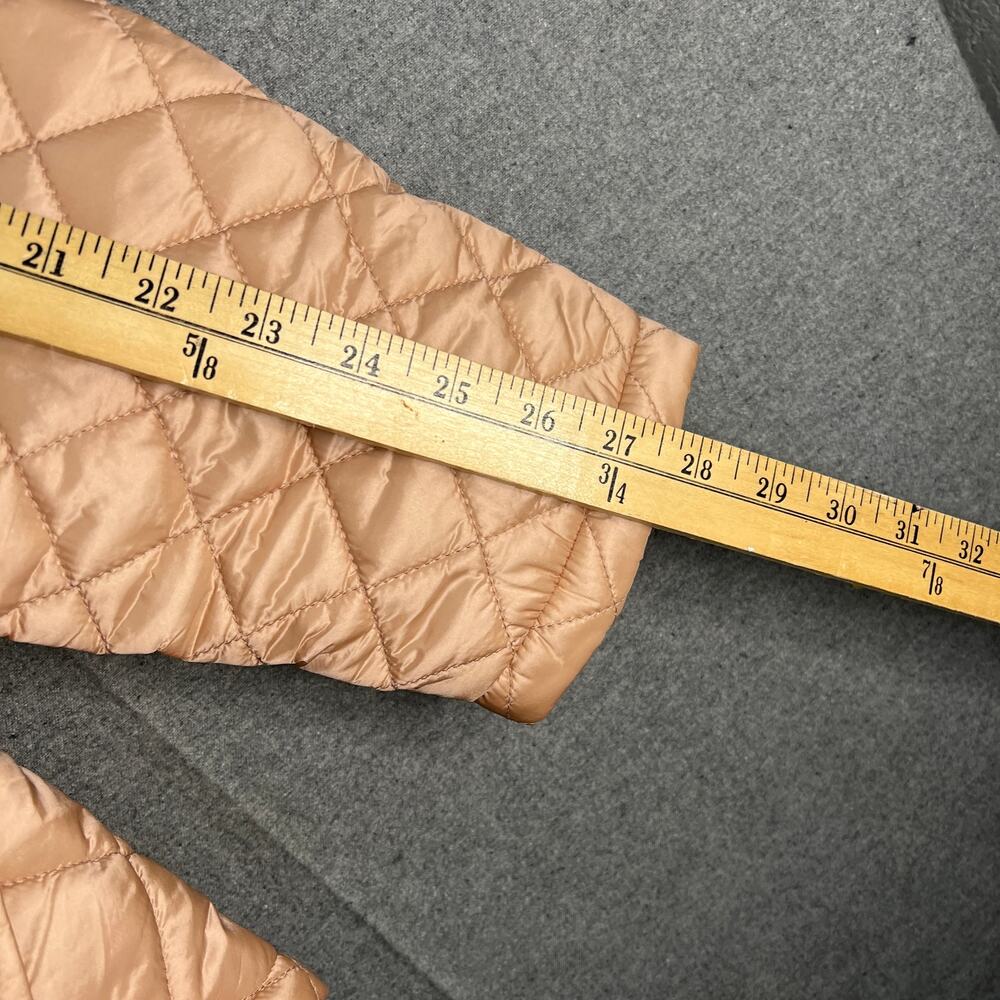 Belle by Kim Gravel Quilted Zip-Front Womens Jacket Rose Gold Size X-Large - Picture 11 of 13